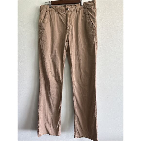 BKE Casuals Jake Bootcut Mens 34L Khaki Beige Pants Stretch 34x34 - Picture 1 of 4